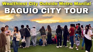 Baguio City Tour 2024  Richest City Outside Metro Manila  Session Road amp SM Mall  Philippines [upl. by Julina]