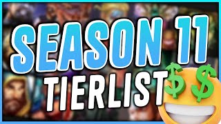 WORLD CHAMPION RANKED SOLO LANE TIERLIST FOR SEASON 11 [upl. by Sinegold14]