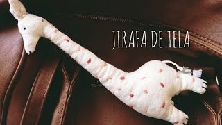 Jirafa de tela  Cómo hacer una jirafa [upl. by Kirit]