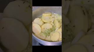 zeery waly alo recipe potato potatochips sabzi indianrecipe [upl. by Adeirf]