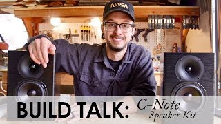 Build Talk  CNote Bookshelf Speaker Kit [upl. by Limhaj618]