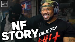 NF  STORY  HE GOT THE STORY TELLIN IN HIS BAG NOW TOO  REACTION [upl. by Norat]