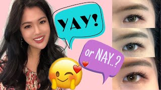 MOST COMFORTABLE Color Contact Lenses for Asian Eyes FreshLook ONE DAY  First Impressions REVIEW [upl. by Anahpos640]