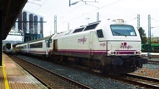 Trenes variados en la provincia de Pontevedra y Santiago de Compostela [upl. by Dreyer]