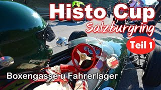 Histo Cup  Salzburgring 2024  Teil 1 Boxengasse und Fahrerlager [upl. by Alahcim]