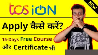 How To Apply For TCS Ion Career Edge  Registration Process of 15 Day Certification Course [upl. by Attiuqaj]