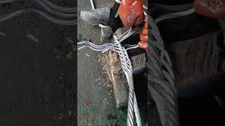 Braided galvanized steel wire rope goodtools short [upl. by Oliy]