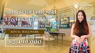 Royal Hallmark Condominium Home Tour  Subsale for Fully Sold Freehold 4Bedder [upl. by Blainey]