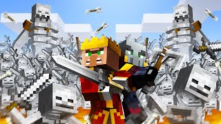 Villagers vs Pillagers Life All Episodes  Minecraft Animation Movie [upl. by Severen]