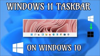 How to Get Windows 11 Taskbar on Windows 10 FREE Most Easiest Way [upl. by Nickolaus971]