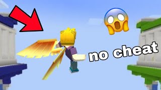 How to ACTUALLY Fly in BedWars Blockman Go NO CHEATS OR HACKS [upl. by Attenohs]