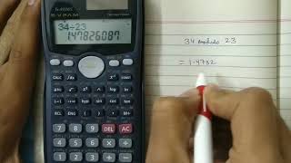 modulusremainder Calculation 1 Step on scientific calculator fx991ms [upl. by Lenad]