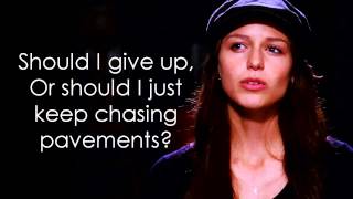 Glee  Chasing Pavements Lyrics [upl. by Esilram]