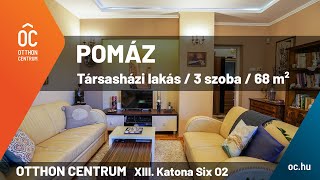 Pomáz Vörösmartylakótelep  társasházi lakás  tégla  3 szoba  68 m² [upl. by Nancey]