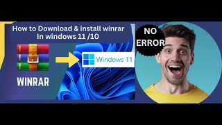 How To Download WINRAR In Windows 1110  Download Free WINRAR In PC [upl. by Caputto753]