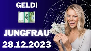 JUNGFRAU ♍️💶 GELDSEGEN ZU NEUJAHR 🤑 Horoskop  28Dezember 2023 jungfrau tarot [upl. by Kared440]