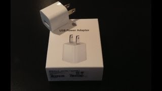 Apple USB Power Adapter Unboxing and Review [upl. by Anid]