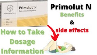 Primolut N tablet uses benefits and side effects  how to take or use primolut n tablet [upl. by Toshiko]