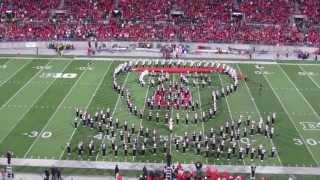 Ohio State Marching Band Hollywood Blockbusters Halftime Show 10 26 2013 OSU vs Penn State [upl. by Nivle]