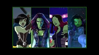 Gamora Evolution in Movies amp Cartoons 2018 [upl. by Ina804]