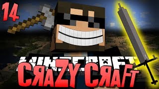 Minecraft CRAZY CRAFT 14  A NEW WEAPON Minecraft Mod Survival [upl. by Schmitz]