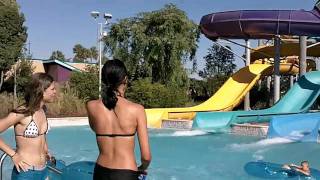 Camera in water slide Aquatica POV [upl. by Anerom]