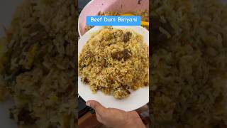 Beef Dum Biriyani Biriyani Malabar style biryani beefbiryani [upl. by Ragnar511]