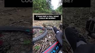 IT WAS JUST A FALL WHAT COULD BE WORSE mtb bicycle mountainbike downhill [upl. by Imefulo123]