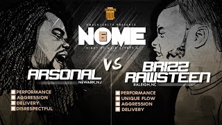 ARSONAL VS BRIZZ RAWSTEEN SMACK URL RAP BATTLE  URLTV [upl. by Parker842]