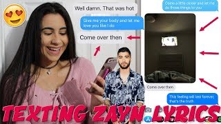 TEXTING MY GUY BEST FRIEND ZAYN quotLET MEquot LYRICS gone right  Just Sharon [upl. by Ylera]