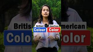 British VS American Spelling english englishgrammar viralvideo learnenglish spokenenglisingles [upl. by Skoorb]