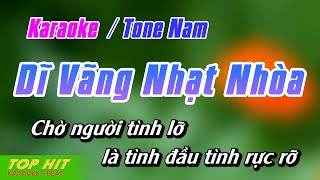 Dĩ Vãng Nhạt Nhòa Karaoke Tone Nam  Nhạc Sống Phối Mới Chuẩn TOP HIT KARAOKE [upl. by Mahseh]