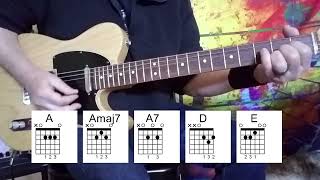 BELL BOTTOM BLUES GUITAR LESSON  How To Play BELL BOTTOM BLUES By Eric Clapton [upl. by Jesselyn]