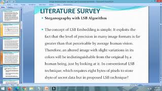 PPT  Image Steganography Project PPT  Java Swing [upl. by Asquith]