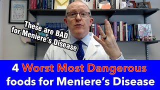 The 4 Worst Most Dangerous Foods for Menieres Disease [upl. by Nuahsel]