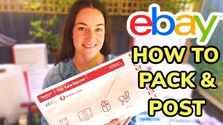 How To Pack amp Post With Australia Post My Post Business 2022 [upl. by Nadnerb]