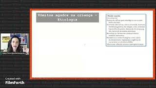 Vômitos agudos em pediatria O que pode fazer uma criança vomitar [upl. by Ennybor]