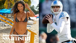 How Christen Harper Met NFL QB Jared Goff  Sports Illustrated Swimsuit [upl. by Ekyt]