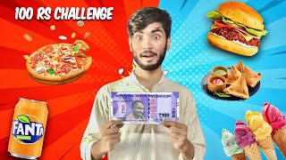 Living On 100 Rs For 24 Hours Challenge [upl. by Aisiat299]