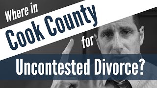 Where in Cook County can I get divorced For Illinois uncontested divorce [upl. by Ahseiyt]