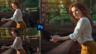 retouching photoshop tutorial Natural Outdoor Portrait Retouching in Photoshop [upl. by Othilie]