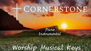 Cornerstone with Lyrics Worship Musical Keys [upl. by Peterson]