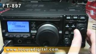 YAESU FT 897D  COMO REGULAR POTENCIA DE EMISION [upl. by Jacky]