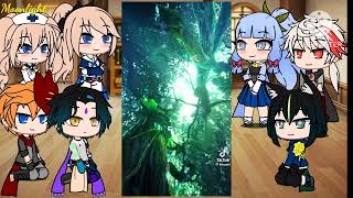 Genshin Impact react to Lumine and Aether  Part 44 [upl. by Eilac]