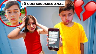 O João Ismael Pegou conversas com o Ricardinho no Celular Da Aninha [upl. by Nodla957]