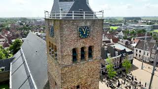 Franeker 2023 Dronevlucht Martinikerk [upl. by Moorish]