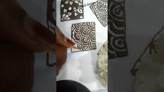 simple border banana sikhe shortytshortsvideo mehendidesign tutorial viralvideo [upl. by Magda492]