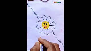 Easy Raksha Bandhan special drawing shorts rakshabandhan rakhi rakshabandhanspecial shortsviral [upl. by Ellerud]