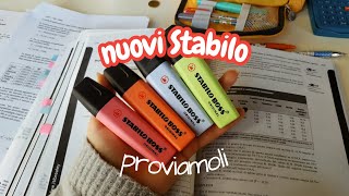 Proviamo i nuovi evidenziatori della Stabilo  valgono la pena [upl. by Colan]