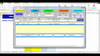 EinnahmeÜberschussRechnung geschäftlich oder privat auf Basis einer Excel Datei Excel VBA [upl. by Carlina]